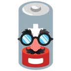 batteria scarica + faccina travestita