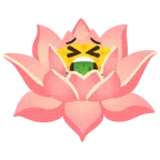 Lotusblüte + kotzendes Gesicht