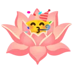 Lotusblüte + Partygesicht