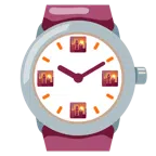 orologio + tramonto