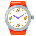 orologio + arcobaleno