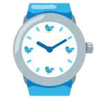 orologio + uccello
