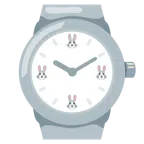 orologio + muso di coniglio