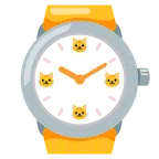 orologio + muso di gatto