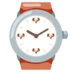 orologio + muso di cane