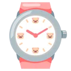 orologio + muso di maiale