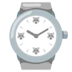 orologio + lupo