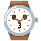 Armbanduhr + küssendes Gesicht
