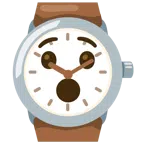 Armbanduhr + verdutztes Gesicht