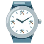 orologio + martello e chiave inglese