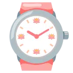 Armbanduhr + Lotusblüte