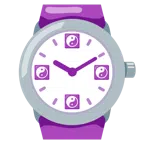 orologio + Yin e Yang