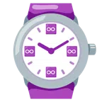 orologio + simbolo dell’infinito