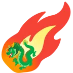 Komet + Drache