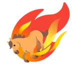 Komet + Pferd