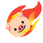 Komet + Schweinegesicht