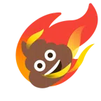 Komet + Kothaufen