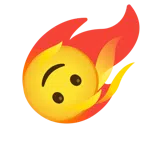 Komet + umgekehrtes Gesicht