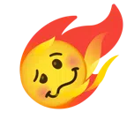 Komet + schwindeliges Gesicht