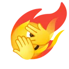 Komet + Gesicht mit durch die Finger linsendem Auge