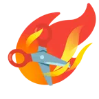 Komet + Schere