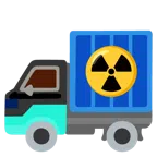 radioactive + delivery truck
