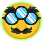 radioactive + disguised face