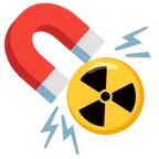 radioactive + magnet