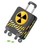 radioactive + luggage