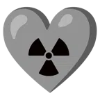 radioactive + grey heart
