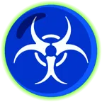 radioactive + biohazard