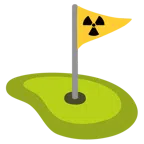 radioactive + flag in hole