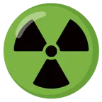 radioactive + check mark button
