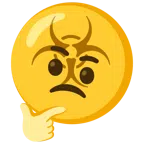 biohazard + thinking face