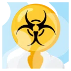 sorgenti termali + simbolo del rischio biologico