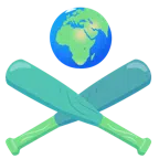 palla da baseball + Europa e Africa
