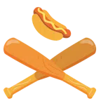 palla da baseball + hot dog