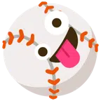 palla da baseball + faccina impazzita