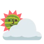 Sonne hinter Wolke + Wassermelone