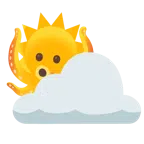 Sonne hinter Wolke + Oktopus