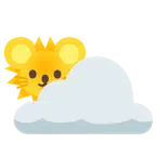 Sonne hinter Wolke + Mäusegesicht