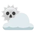 Sonne hinter Wolke + Totenkopf