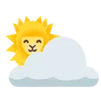 Sonne hinter Wolke + Lama