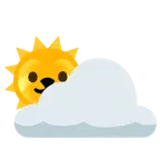 Sonne hinter Wolke + Faultier