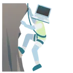 Berg + Laptop