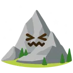 Berg + verwirrtes Gesicht