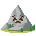 Berg + entschlossenes Gesicht