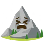 Berg + müdes Gesicht