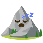 Berg + schlafendes Gesicht