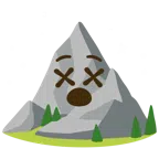 Berg + benommenes Gesicht